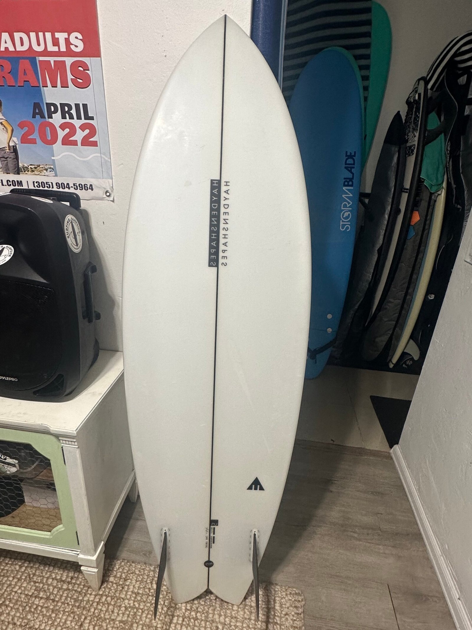 Hayden Twin fin 6.0